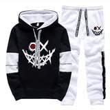 Hot Sales Mens Tracksuit Printed Single Piece Sweatshirts Sweatpants Casual Hoodie Pants Outdoors Mens Clothing Funny Streetwear
