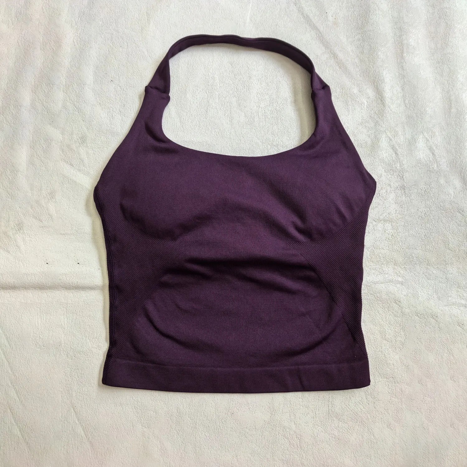 NCLAGEN Gym Halter Top Woman Longline Strappy Tank Padded Yoga Clothing Fitness Workout Running Activewear Pilates Clothes