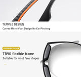 Fashion Polarized Sunglasses For Men Square Oversized Anti Glare Driver Mirror Sun Glasses Women UV400 Goggles Male