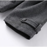 Fashion Short Woolen Coat For Women Stand Collar Full Sleeve Loose Zipper Jacket Female 2025 Spring Autumn Solid Lady Outwear
