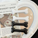 2/4pcs Funny bone hair accessories, hair clip edges, cute hair clip headpieces, creative and simple headpiece clips