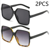 New Trend Full-frame Large Square Sunglasses Fashion Y2k Ladies Sunglasses