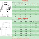 Summer Fashion Trendy Casual Sports Two Piece Set Youth Men's Short sleeved T-shirt+Shorts Set