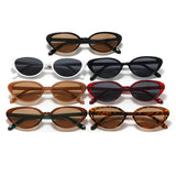 2pcs Retro Small Cat Eye Sunglasses for Women Men Rivet Design Fashion Triangle Sun Glasses Cute Style Multi Color Eyeglasses