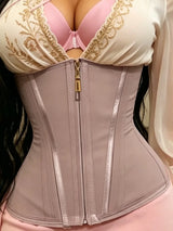 Women's Waist Cincher Triple-Button Zipper Design Long-Lasting Visible Waist Effect Fashion Accessory