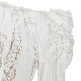 Suninheart White Evening Dresses for Events Red Long Sleeve Lace Elegant Party Dresses 2025 Women Luxury Wedding Prom Dress Gown