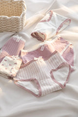 5Pcs Cute Love Cotton Panties For Women Underwear Print Panty Girls Briefs Breathable Soft Underpants Female Sexy Lingerie