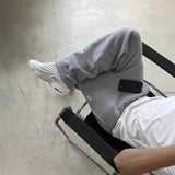 High Waist Autumn Drawstring Zipper Sweatpants Solid Color Casual High Street Hip-Hop Rap Y2K Style Trousers