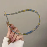 Ladies Non-Clamping Ear Bone Hair Accessories Acetic Acid Headband Headband High-End Hairband Girls 2025 New Summer Elegant He