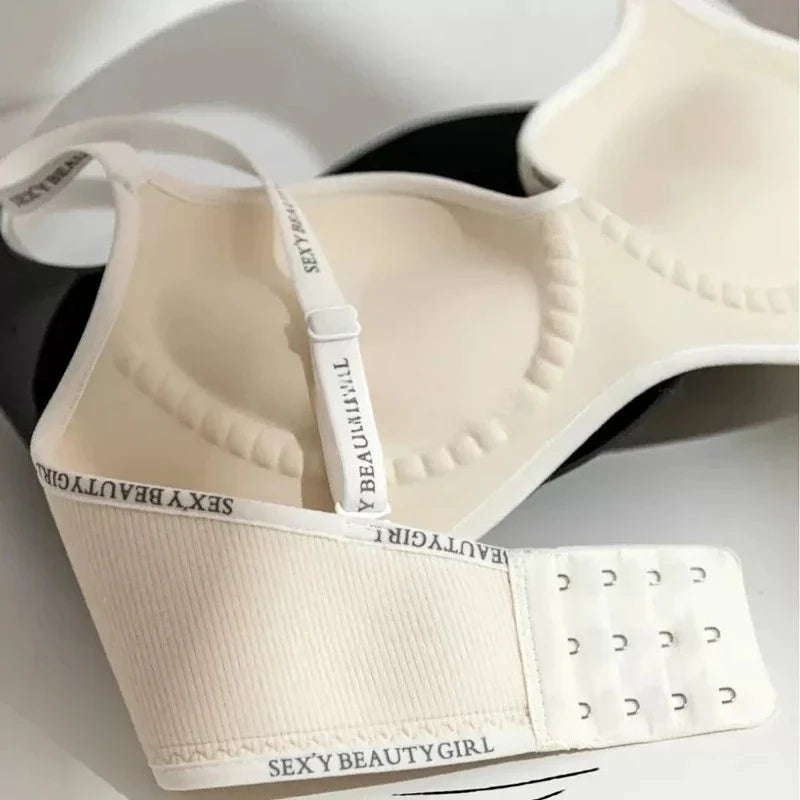 Wireless Push Up Bra for Small Chest A-C Cup Seamless 3D Pads Anti-Sagging Bralette No Trace Underwear