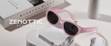 ZENOTTIC Cat Eye Narrow Retro Sunglasses for Women Polarized UV400 Sun Glasses for Small Face Trendy Shades