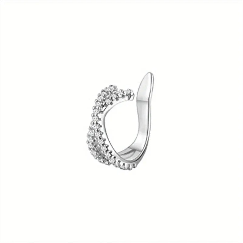 EVISPOL 1Pc Hot Sale Cute Metal Leaf Earcuff Clips On Earring for Women Fake Piercing Cartilage Earrings Ear Ring Without Hole