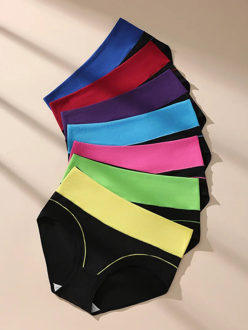 7PCS/Set High Waist Body Shaper Soft Briefs for Women Slimming Breathable Panty Plus Size XS-3XL Lingerie Female Underwear