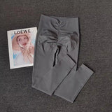 High-end Yoga Pants Women Fitness Leggings High Elastic Sports Pants Push UP Tights Running Leggings Breathable Gym Leggings