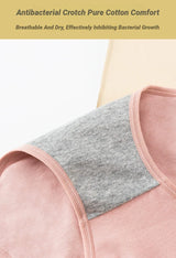 4Pcs Women'S Menstrual Panties High Waist Cotton Briefs Lingerie Physiological Pants Leak Proof Underwear Ladies Period Panty