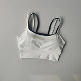 Sports Underwear Bras Top Women's Shockproof Gathering Fitness and Breasts Wearing Yoga Quick-drying Suspender Vests in Summer