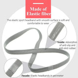 3pcs Elastic Absorbent Sweat Bands Solid Thicken Non-Slip Sports Outdoor Headbands Hair Accessories Running Exercise