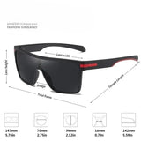 Fashion Polarized Sunglasses For Men Square Oversized Anti Glare Driver Mirror Sun Glasses Women UV400 Goggles Male
