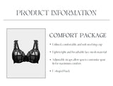 2026 Ultra Thin Mesh Bras Women  Underwire Full Cup Size Lace Bra  Unlined Minimizer  Plus-size Bra Women's Intimates