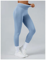 Women's Middle Waist Seamless Yoga Leggings Push-Up Sport Fitness Running Pants Hip Lift High Elastic Gym Leggings Sport Legging