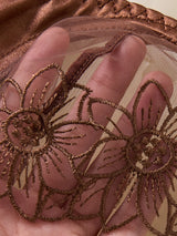 Lafis Sexy and Alluring Floral Embroidery Women's Underwear Set - Alluring Sexy Two-Piece Bra and Underwear Set ZA825126