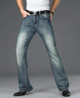 Men's Flared Jeans Loose Men Big-Leg Jeans Men Flared Pants Boot Cut Leg Designer Classic Jeans Multiple Styles Size 28-40