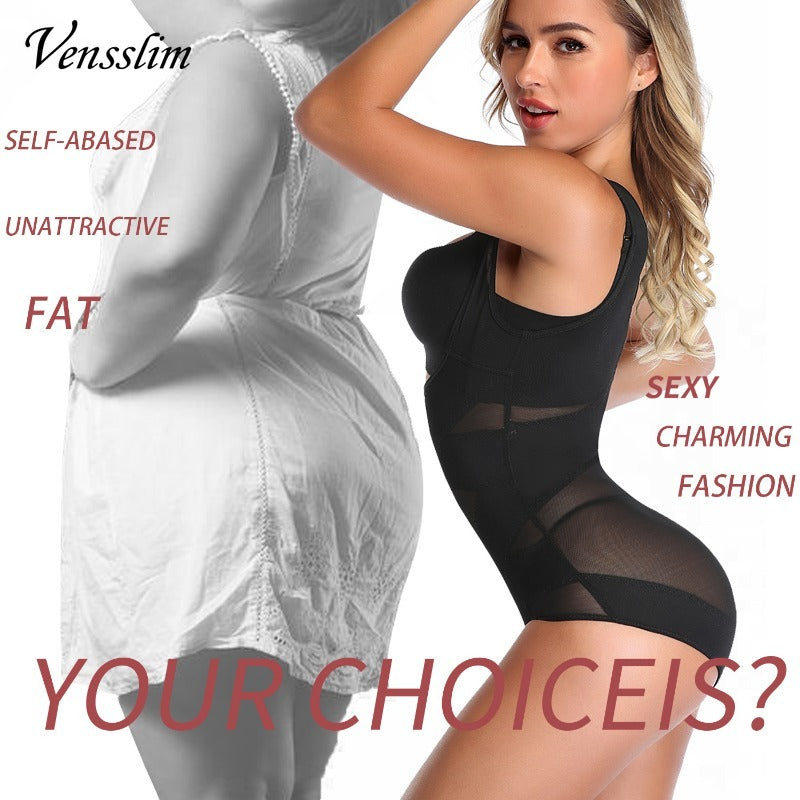 Vensslim Full Body Shaper Women Waist Trainer Slimming Enhanced Tummy Control Underwear Flat Belly Corset Bodysuit Shapewear