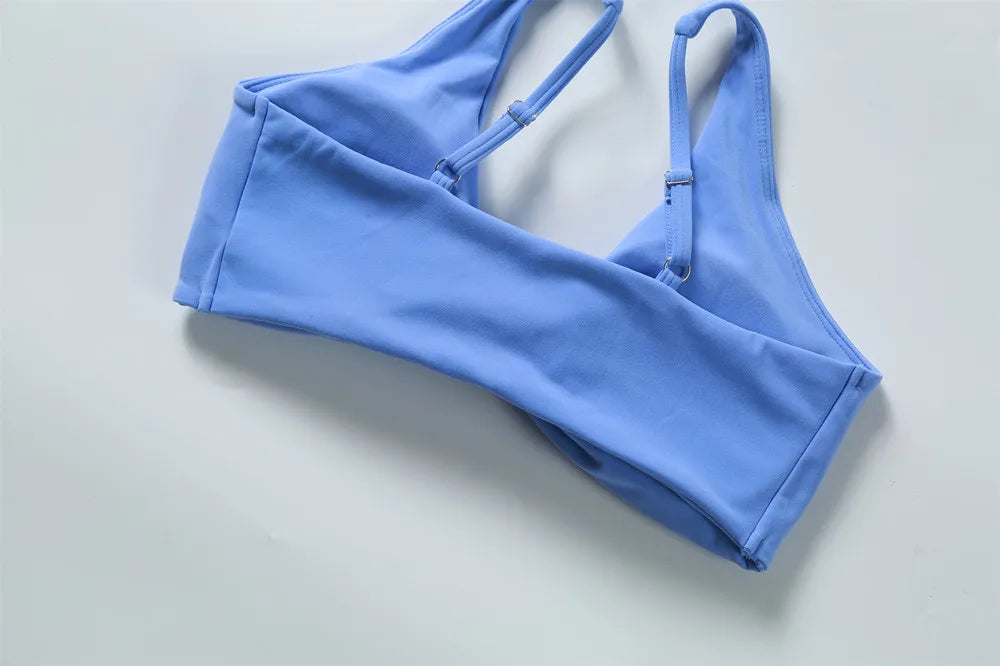 New Summer Women's Push-Up Sports Bra Breathable Soft Yoga Workout Top Backless Fitness Crop Gym Underwear Woman’s Crop Top