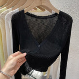 Summer Short Ice Silk Knitted Sun Protection Cardigan Women's Thin Suspender Skirt Layered Gauze Jacket Air-conditioned Cover Up