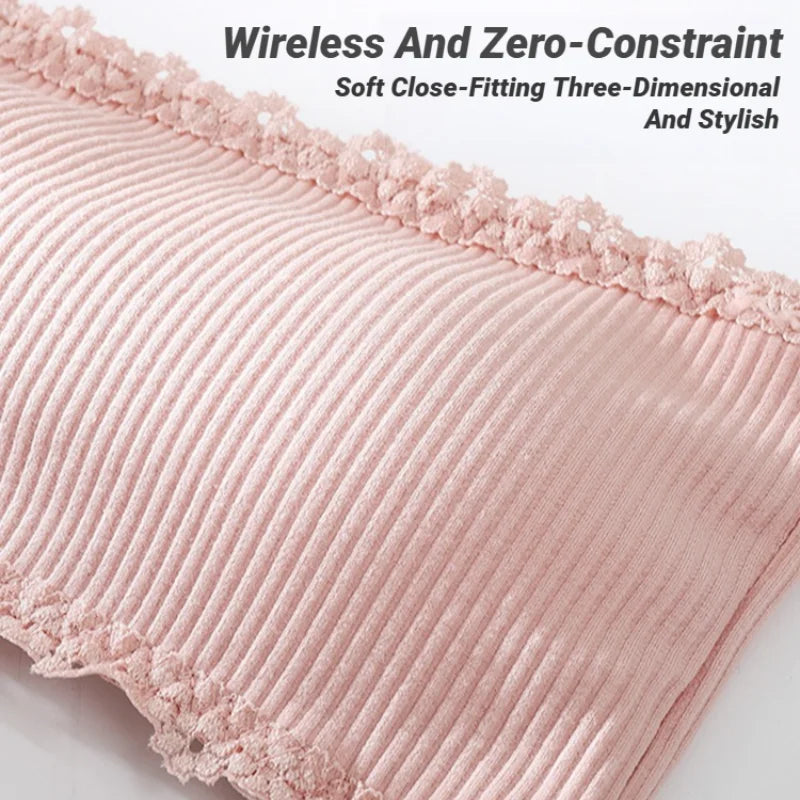 Summer Strapless Women Bras Back Lace Sexy Chest Tops Seamless Breathable Underwear Brassiere Solid Invisible Chest Wraps Bra