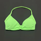 HISTELLO Impact Strappy Bra Women Seamless Gym Underwear High Support Halter Sexy Sports Clothing Push-up Yoga Workout Tank Top