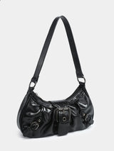 2024 spring hot selling Maillard style retro style small bag spicy girl Y2K wasteland style vintage leather shoulder armpit bag