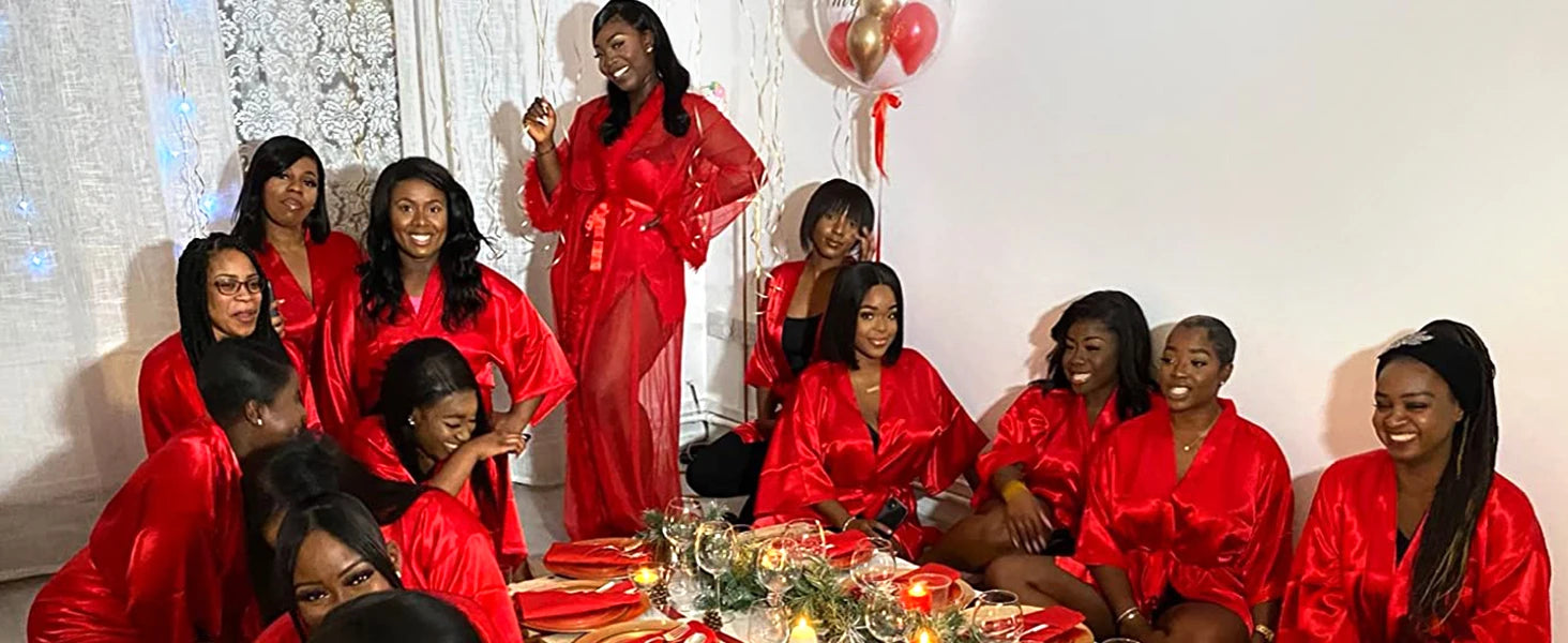 RB032 2018 New Silk Kimono Robe Bathrobe Women Silk Bridesmaid Robes Sexy Navy Blue Robes Satin Robe Ladies Dressing Gowns