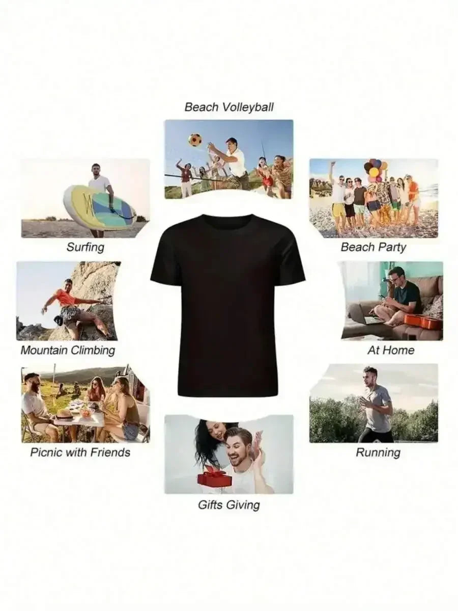Hose Bee Lion Mens T Shirts Cotton Short Sleeve T-Shirt Crew Neck Tees Casual Shirt