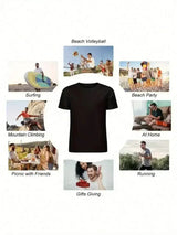 Hose Bee Lion Mens T Shirts Cotton Short Sleeve T-Shirt Crew Neck Tees Casual Shirt