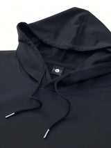 1 Sets Of Solid Color Men's Hooded Sweatshirt + Sweatpants Spring And Autumn Casual Sports Suits Light Plate Pullover Regular Long-Sleeved Hoodie And Waist With Drawstring Elastic Waist Threaded Cuff Trousers Tracksuit