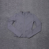 Women Sport Jacket Long Sleeve Shirt Workout Coat Gym Training Clothing Yoga Sportswear