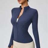 NEW Summer Women's Stand Collar Yoga Sun Protection Jacket, Anti-UV Slim Lightweight Sun Shirt for Outdoor Sports & Daily Wear