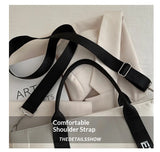 Trending Women Waterproof Nylon Tote Bag Large Capacity Lightweight Crossbody Bag for Student Work Travel Gym