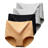 4Pcs/Lot High Waist Underwear Cotton Panties Women Body Slim Abdominal Underwear Plus Size Girls Briefs Female Lingerie Shaper