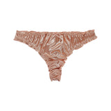 1Pcs/7Pcs Hot Sale Ladies Frill Trim Satin Ice Silk Seamless No Show Underwear Invisible Briefs Tanga Bragas Women's Panties