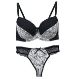 2022 New Bras Set For Womens Sexy Plus Size Female Lingerie Embroidered Lace 34/75 36/80 38/85 40/90 42/95 BCDE Cup Underwear