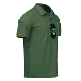 Men Summer Quick Dry Breathable Elastic Military Tactical Shirts Pullerover Hiking Camping Tops Climbing Tees Sports Gym T-shirt
