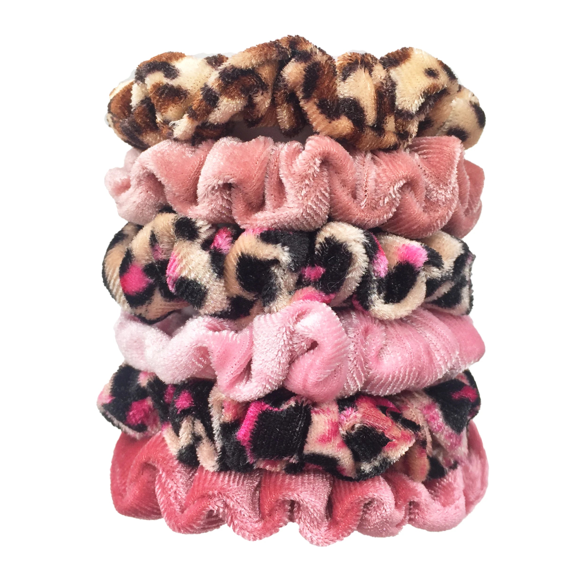 24/50/6pcs Scrunchies Women Velvet accessoires for boutique Cute Leopard High Quality Elastic Headwear Ponytail Hair Tie