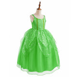 Girls Elsa Anna Dress Children Princess Carnival Dress Kids Jasmine Rapunzel Pageant Flower Disguise Birthday Cosplay Costume