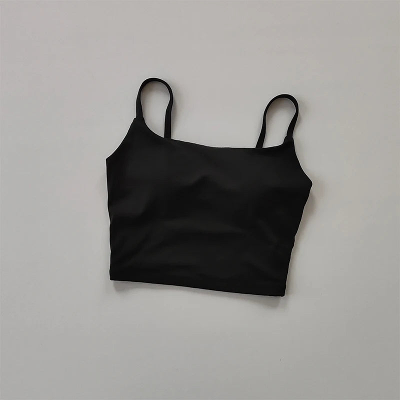 High-end Sports Bra Gym Camisole Fixed Pad Push-up Sports Underwear Women's Strapless Beauty Back Training Fitness Bra Yoga Bra