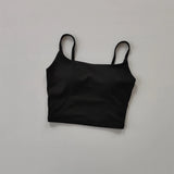 High-end Sports Bra Gym Camisole Fixed Pad Push-up Sports Underwear Women's Strapless Beauty Back Training Fitness Bra Yoga Bra