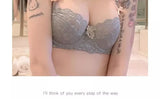 MOYISU French Romantic Lace Comfortable Breathable セクシー Tushy Slim Bra Collection Pure Desire Girls Push Beautiful Underwear SET