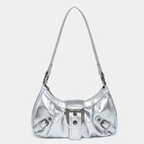 2024 spring hot selling Maillard style retro style small bag spicy girl Y2K wasteland style vintage leather shoulder armpit bag