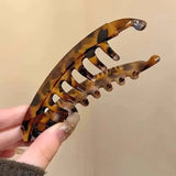 1/3 Pcs Tortoiseshell Banana Hair Clip Fish Shaped Hairpin Women Hairgrips Twist Clamp Ponytail Barrettes Hair Accessories Set M